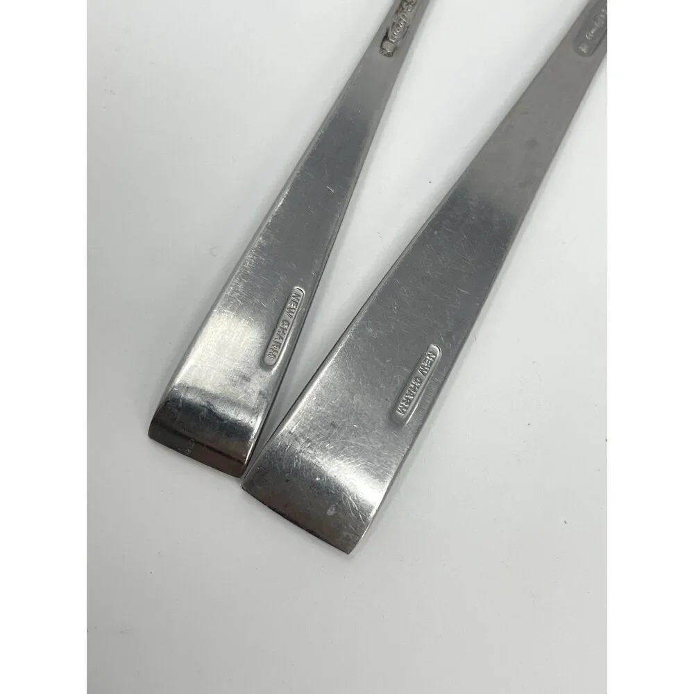 International Lyon NEW CHARM Stainless Teaspoon 5 7/8” & Salad Fork 7 1/8”